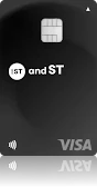 and ST CARD black