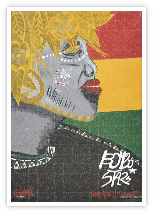 新規入会&利用特典「BONBO STARS 券面アートパズル」Our mother land Ghana(母なるガーナの地)