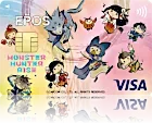 カプコンエポスカード モンスターハンターライズ(キャラ集合)