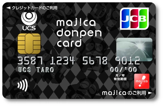 majica donpen card ドンペンデザイン 黒