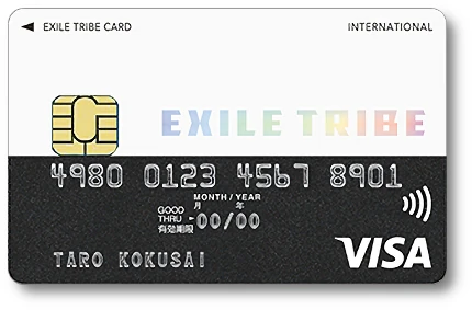 EXILE TRIBE VISA�J�[�h