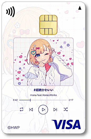 HoneyWorks EPOS 入会特典 mona オリジナルメタルカード