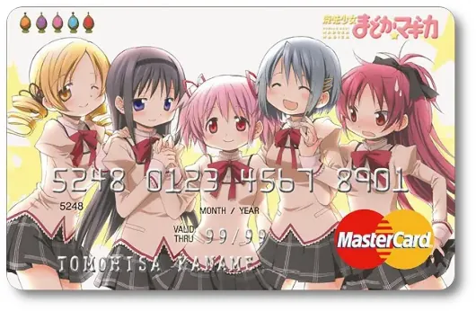 魔法少女まどか☆マギカMastercard UPty(2012年発行)