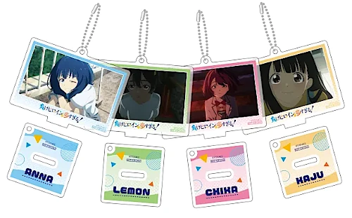 TVアニメ「負けヒロインが多すぎる!」カード ポイント交換商品:アクリルスタンドキーホルダー(4種)
