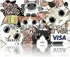 フェリシモ猫部VISAカード 山野りんりんデザイン