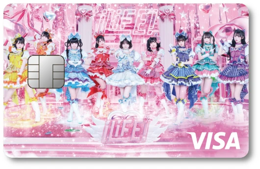 女性アイドルグループ『iLiFE!』（あいらいふ）のクレジットカード