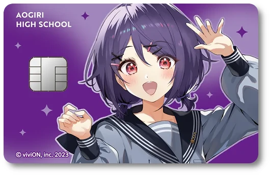 viviON JCBカード あおぎり高校メンバーデザイン 音霊魂子