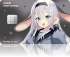 viviON JCBカード あおぎり高校メンバーデザイン 山黒音玄