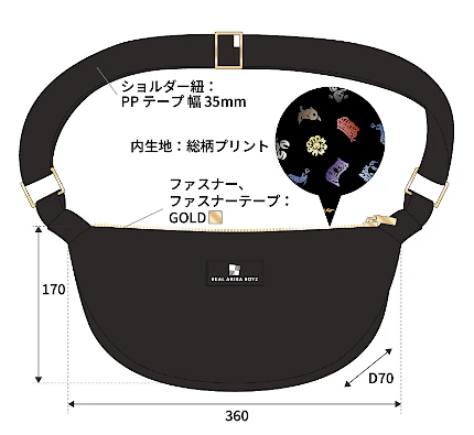 REAL AKIBA BOYZ エポスカード 新規入会&利用特典「オリジナルデザインボディバッグ」(非売品)