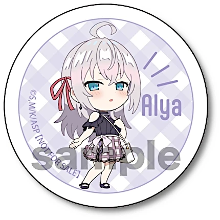 TVアニメ「時々ボソッとロシア語でデレる隣のアーリャさん」カード ポイント交換特典:スマホグリップ「アーリャ」デザイン