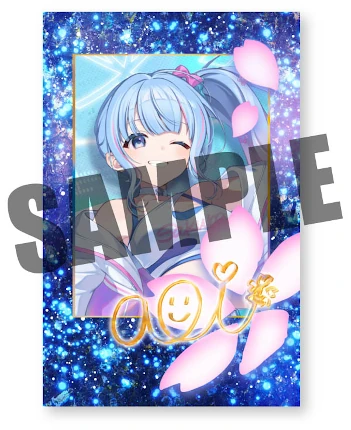 SAISON CARD Digital<re;BON> 新規入会特典:碧依さくらのチェキ風カード