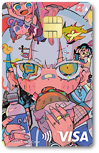 イラストレーター『寺田てら』さんデザインのクレジットカード