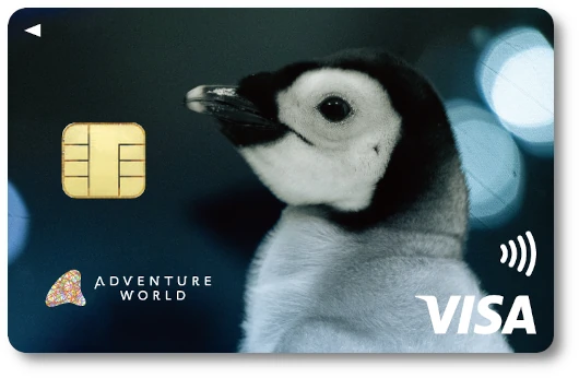 どうぶつエポスカード アドベンチャーワールド エンペラーペンギン